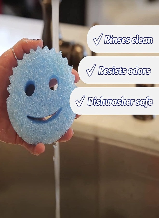 Scrub Daddy Sponge Set - Colors - Scratch-Free Scrubbers for Dishes and Home, Odor Resistant, Soft in Warm Water, Firm in Cold, Deep Cleaning, Dishwasher Safe, Multi-use, Functional (6 Count) - Image 5